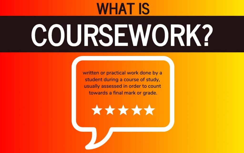 course work and coursework difference